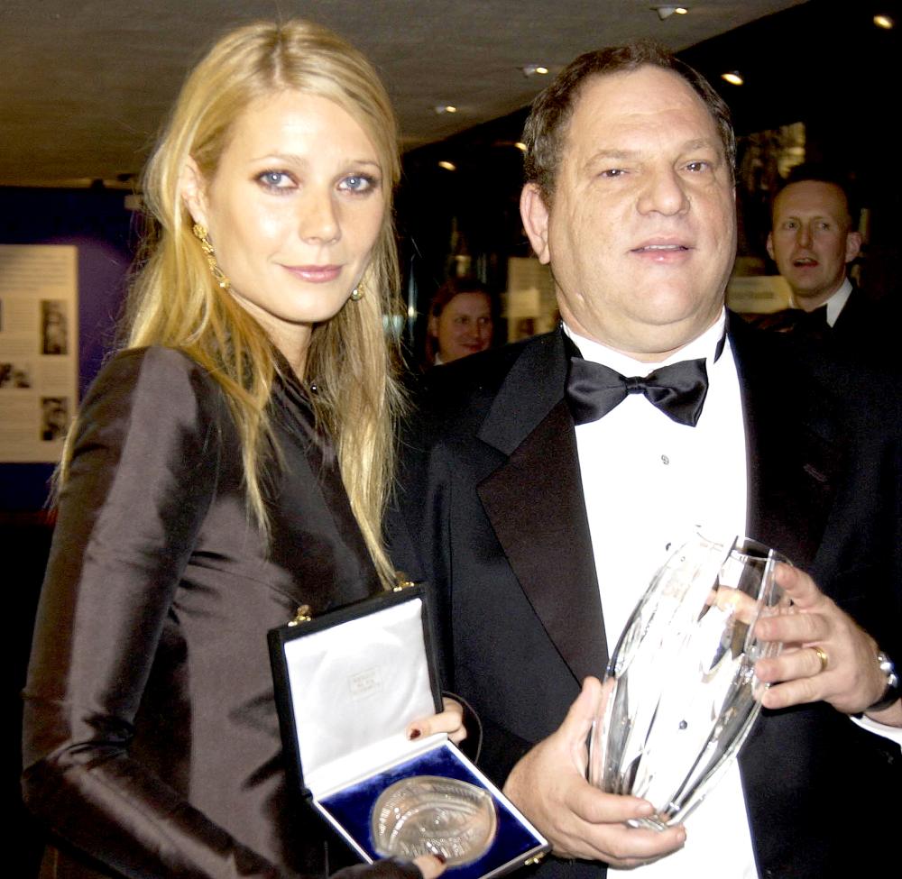 Gwyneth Paltrow and Harvey Weinstein