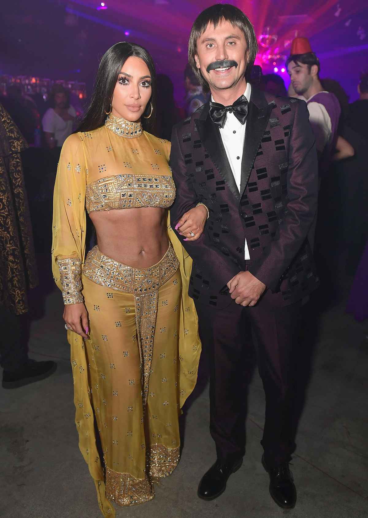 Kim Kardashian Jonathan Cheban Are Sonny And Cher For Halloween