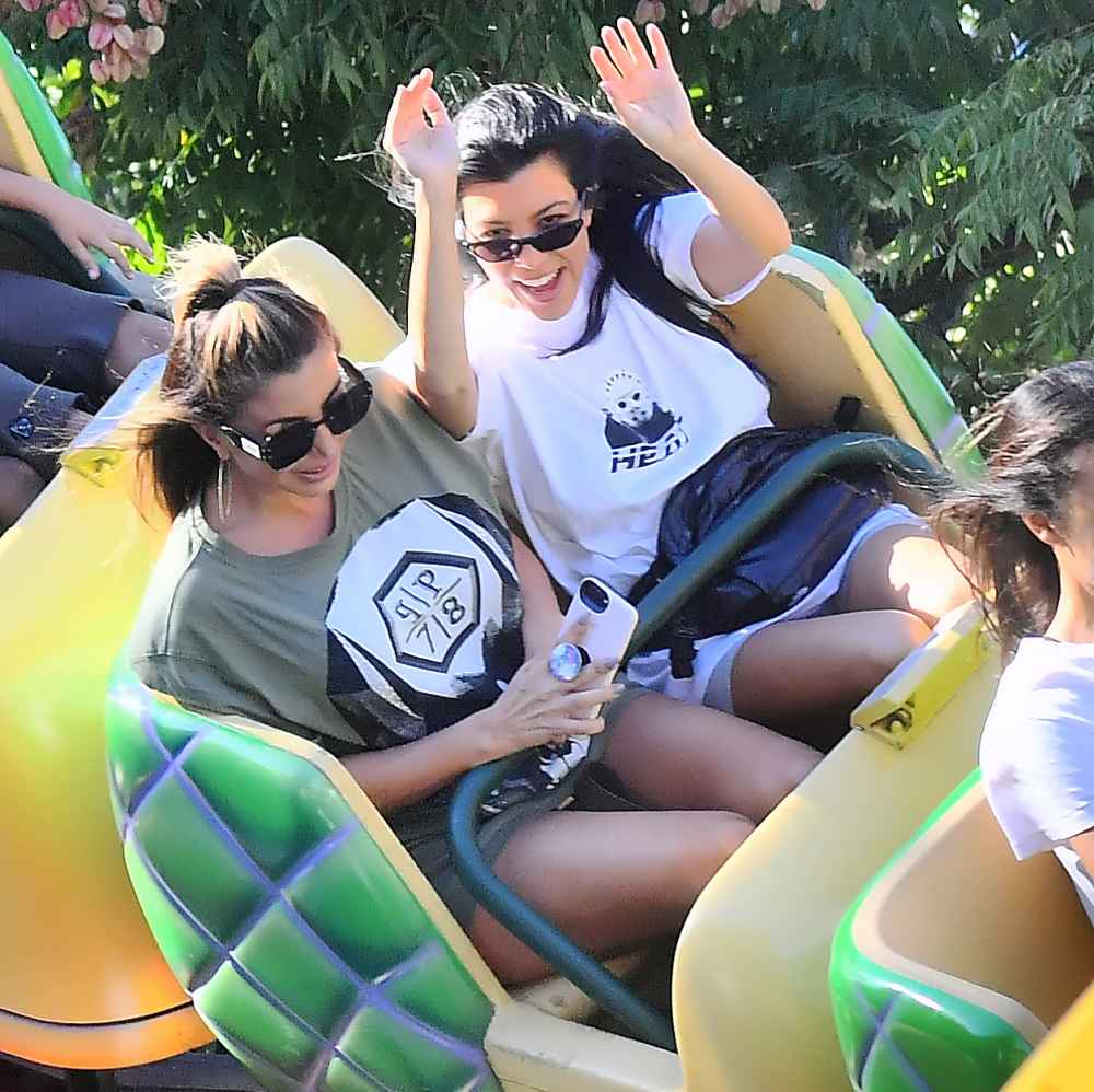 Larsa Pippen Kourtney Kardashian Kim Kardashian 37th birthday Disneyland