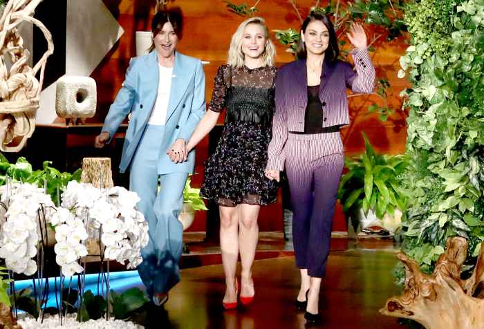 Kathryn Hahn, Kristen Bell, and Mila Kunis on The Ellen DeGeneres Show