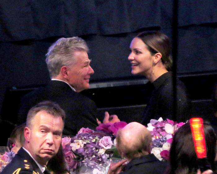 David Foster and Katharine McPhee attend the David Foster Foundation 30th Anniversary Miracle Gala & Concert Gala in Vancouver, Canada on October 21, 2017.
