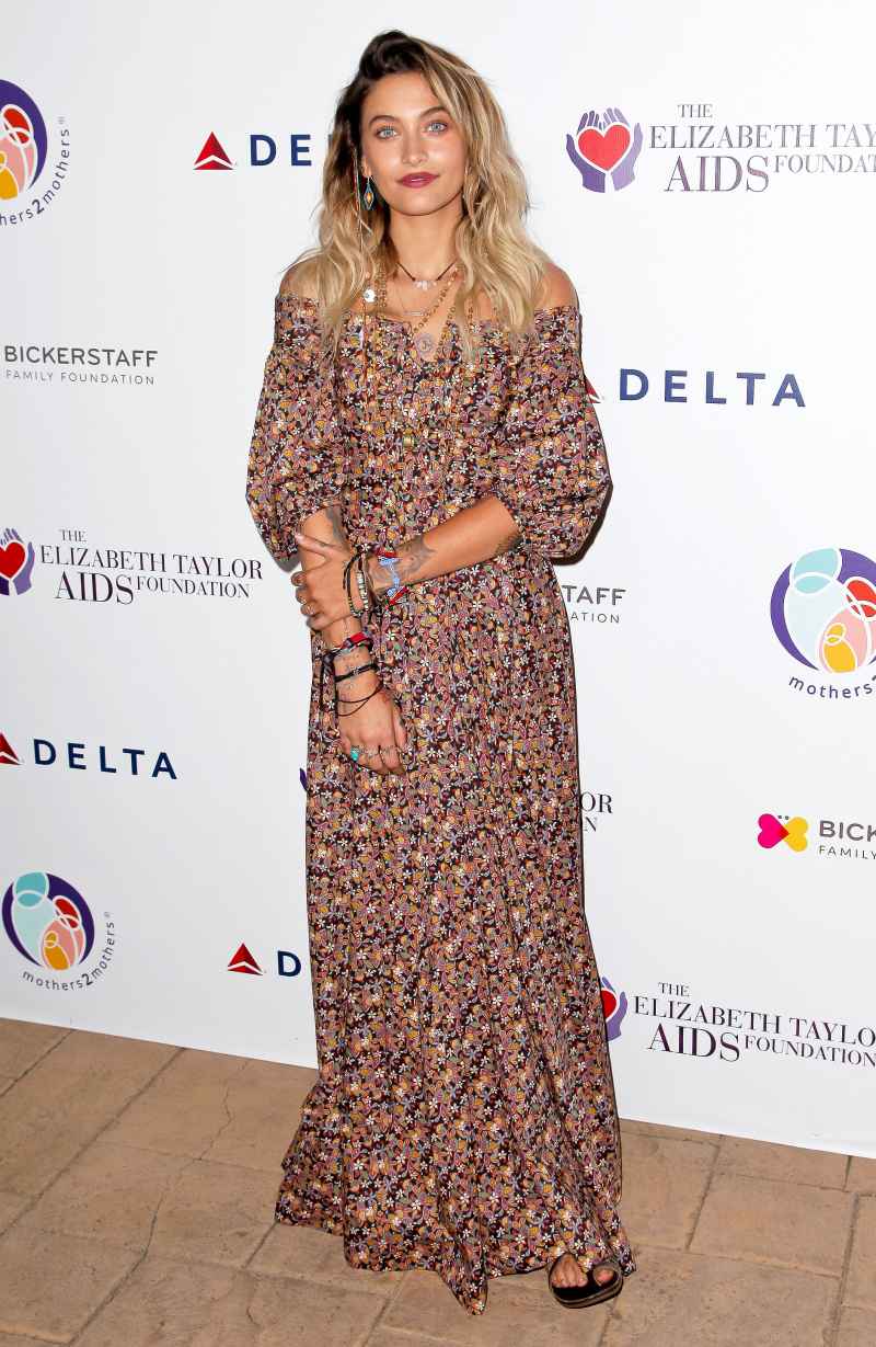 Paris Jackson attends the mothers2mothers and The Elizabeth Taylor AIDS Foundation Benefit Dinner on October 24, 2017