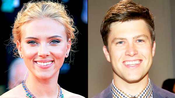 Scarlett Johansson and Colin Jost
