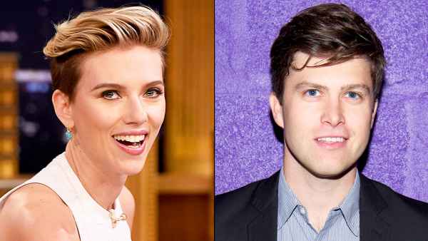 Scarlett Johansson and Colin Jost