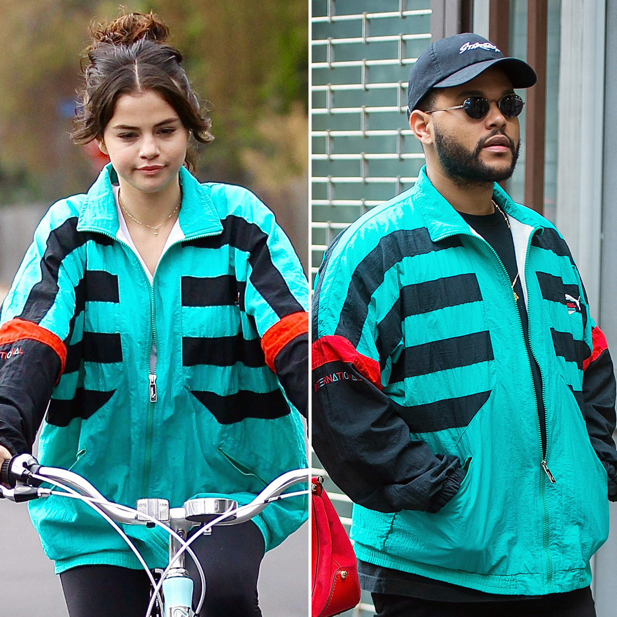 Selena Gomez The Weeknd jacket