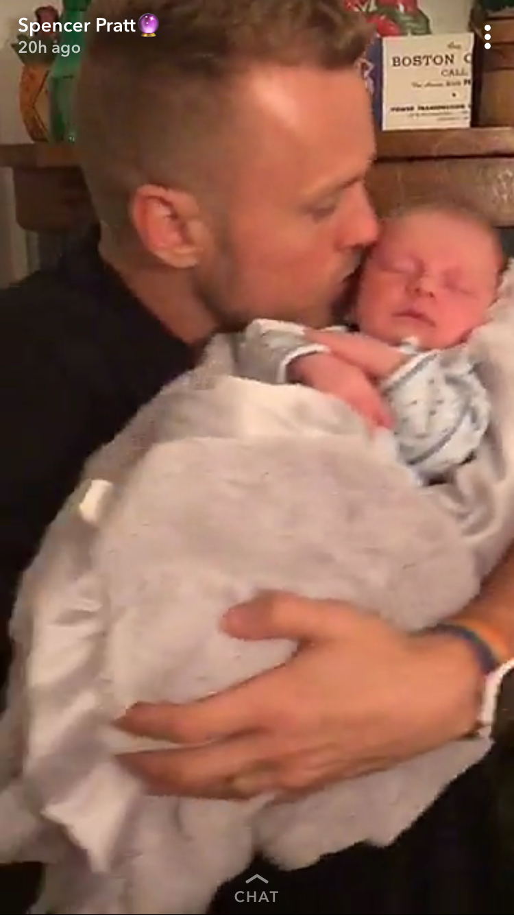 Spencer Pratt and son Gunner