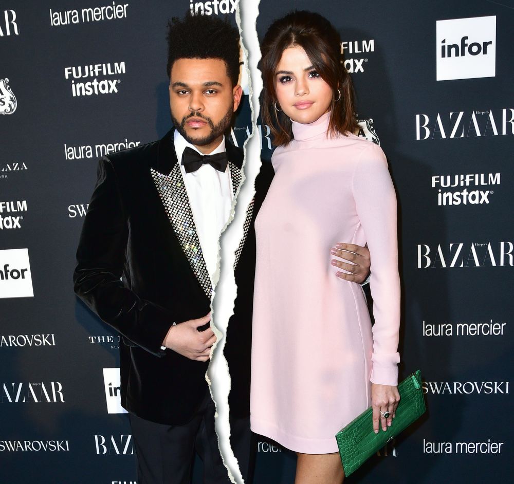 The Weeknd Selena Gomez split
