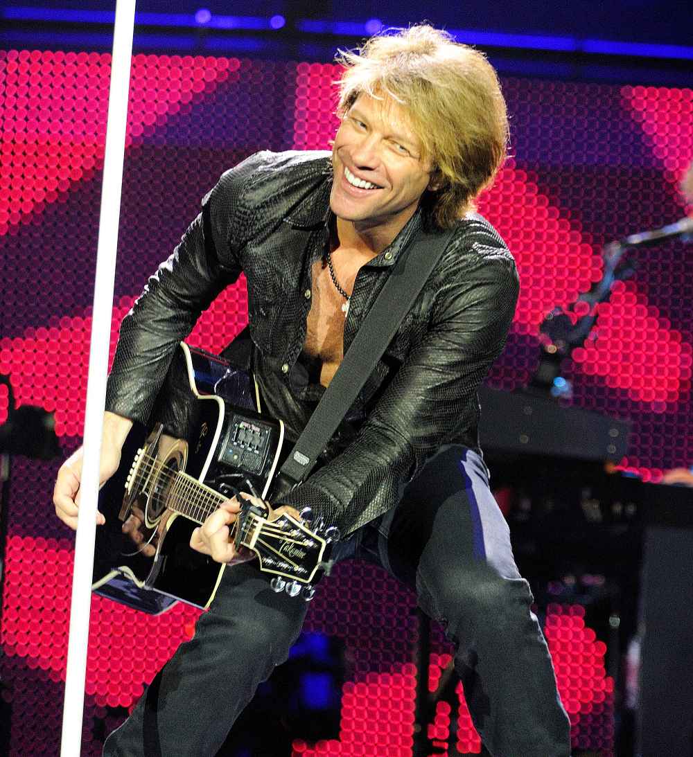 Jon Bon Jovi performs on stage at O2 Arena on June 23, 2010 in London, England.