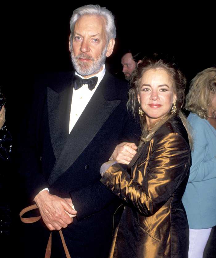 Donald Sutherland and Stockard Channing during 66th Annual Academy Awards at Dorothy Chandler Pavillion in Los Angeles, California.