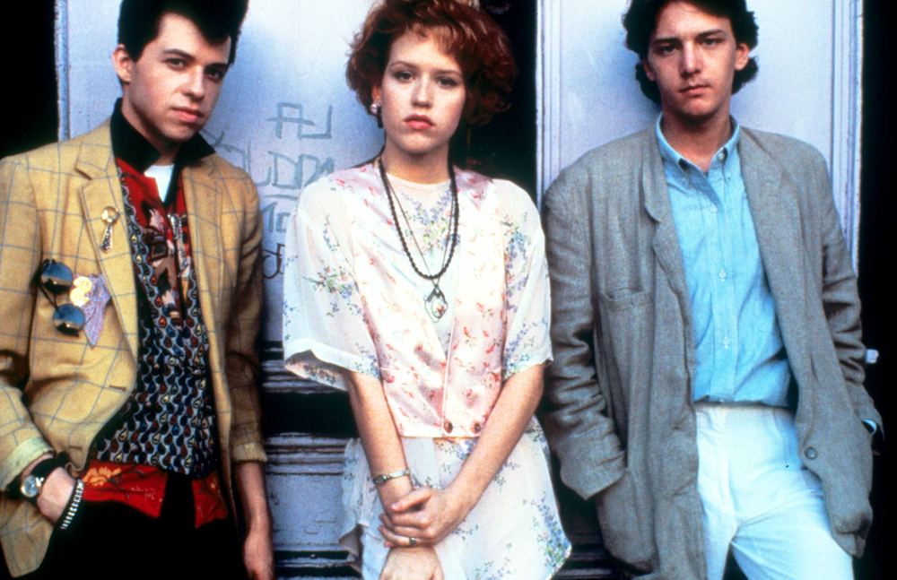 Jon Cryer, Molly Ringwald and Andrew McCarthy in 'Pretty In Pink'