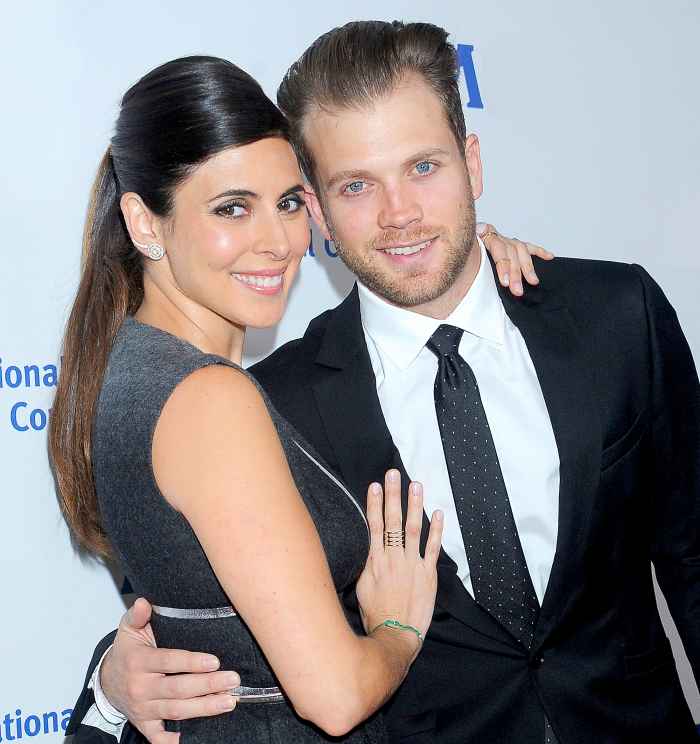 Jamie-Lynn Sigler and Cutter Dykstra arrive at the International Medical Corps' Annual Awards dinner ceremony at the Beverly Wilshire Four Seasons Hotel in Beverly Hills, California.