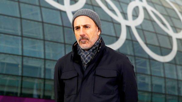 Matt Lauer during the NBC ‘Today‘ show in the Olympic Park ahead of the Sochi 2014 Winter Olympics in Sochi, Russia.
