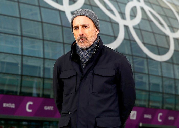 Matt Lauer during the NBC ‘Today‘ show in the Olympic Park ahead of the Sochi 2014 Winter Olympics in Sochi, Russia.