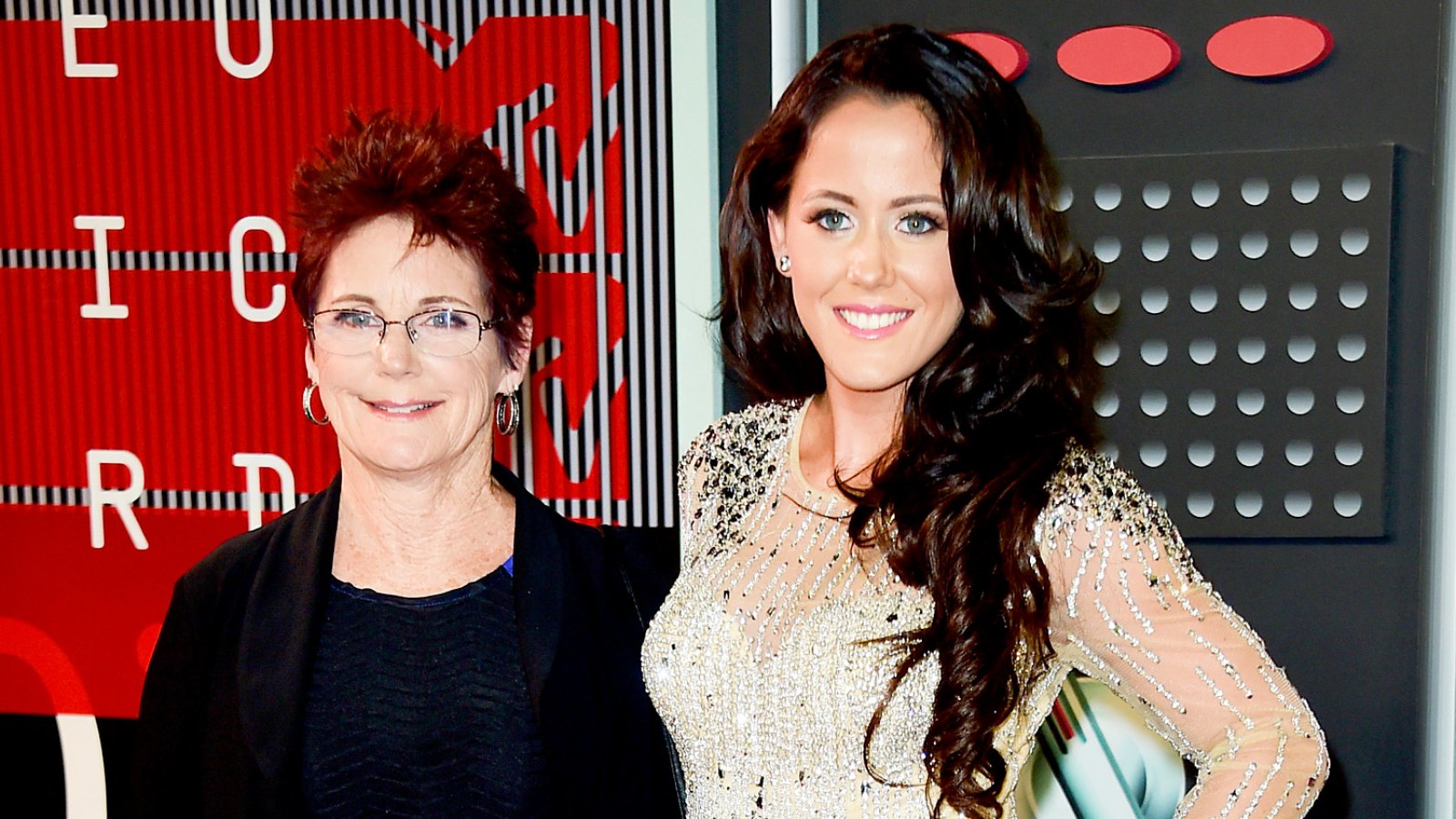 Barbara Evans and Jenelle Evans attend the 2015 MTV Video Music Awards at Microsoft Theater in Los Angeles, California.