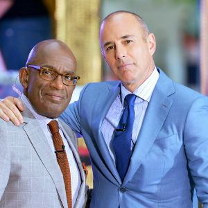 Al Roker and Matt Lauer at NBC's ‘Today‘ at Rockefeller Center in New York City.