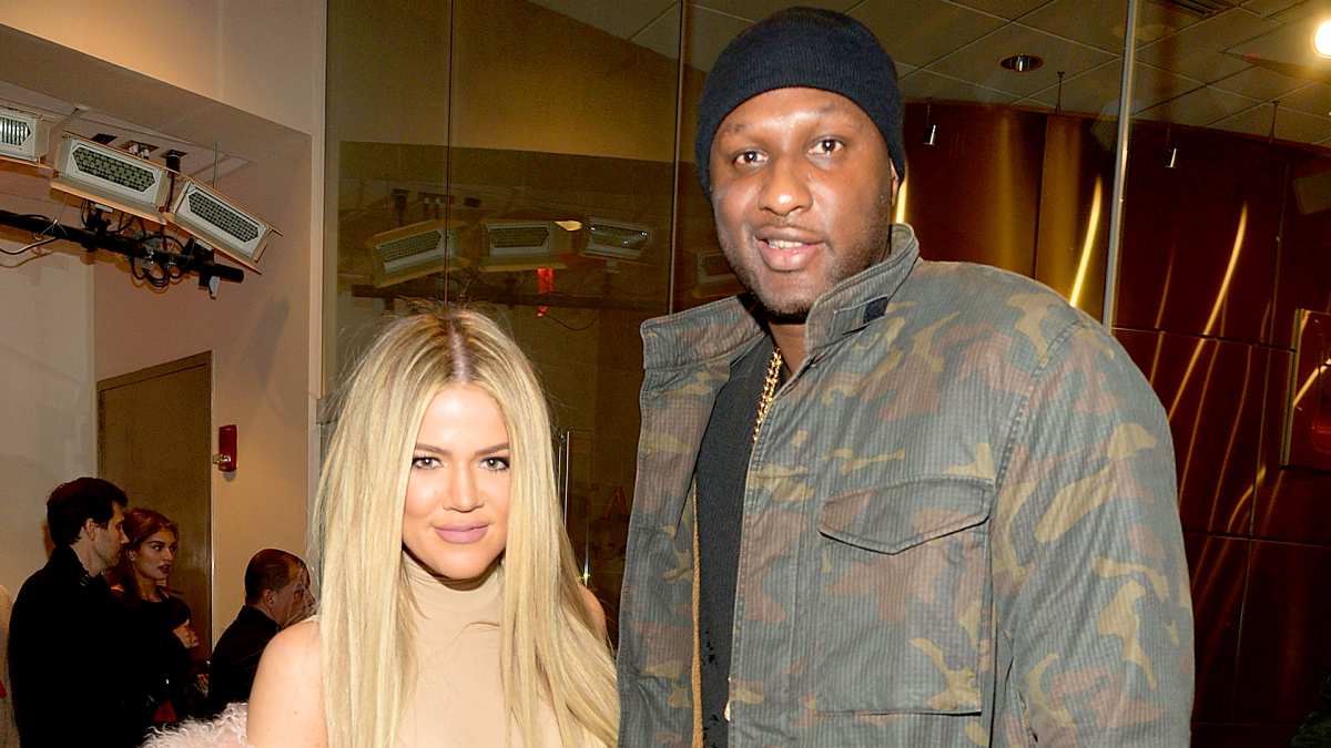 Khloe Kardashian and Lamar Odom attend Kanye West Yeezy Season 3 at Madison Square Garden on February 11, 2016 in New York City.