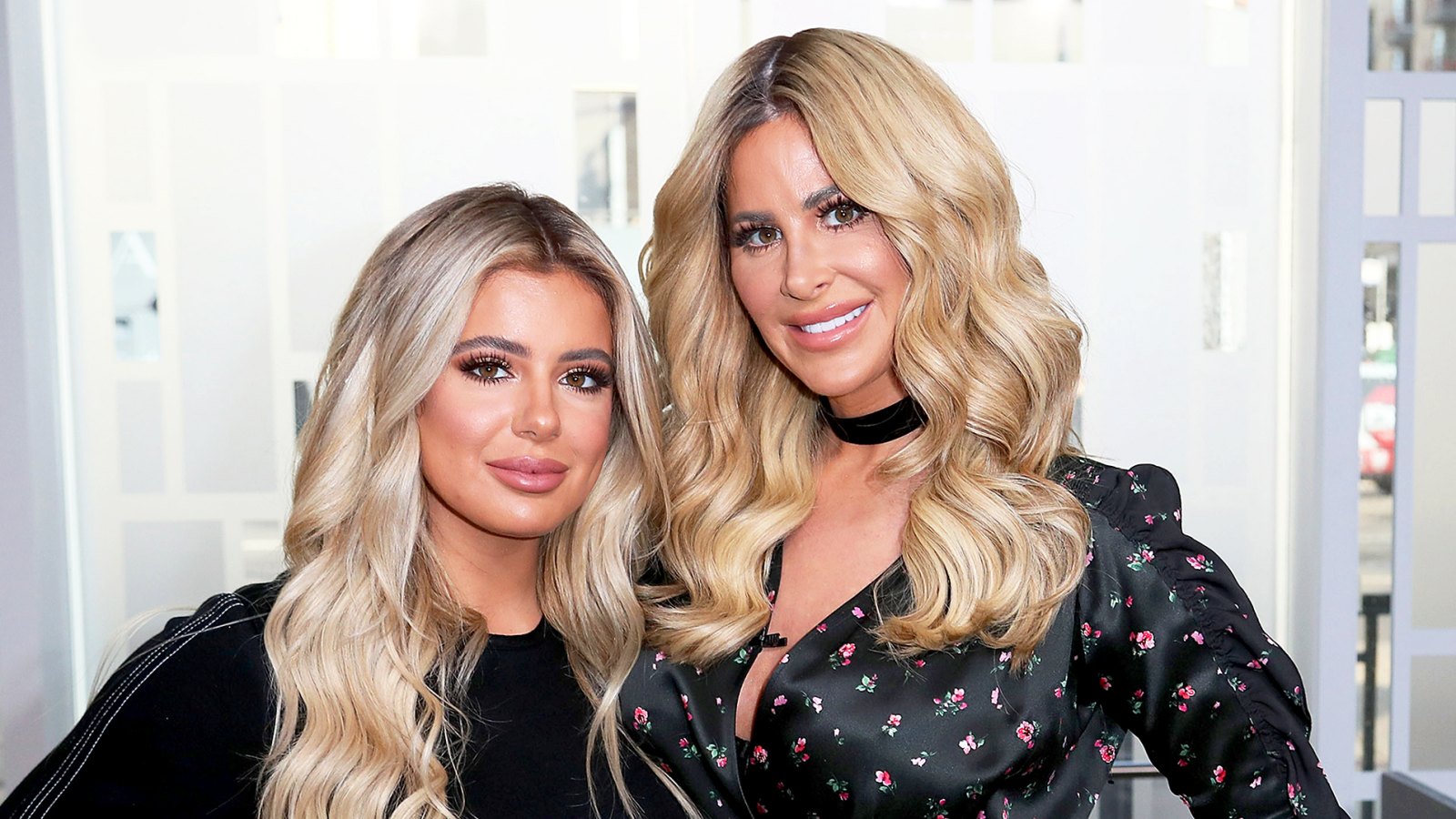 Kim Zolciak and Brielle Biermann visit Hollywood Today Live at W Hollywood on October 13, 2016 in Hollywood, California.