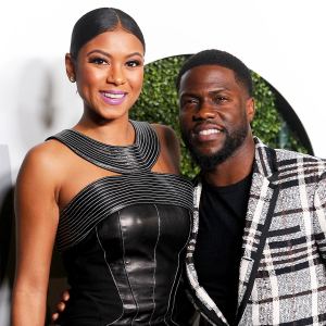 Kevin Hart and Eniko Parrish attend the GQ Men of the Year party at Chateau Marmont on December 8, 2016 in Los Angeles, California.