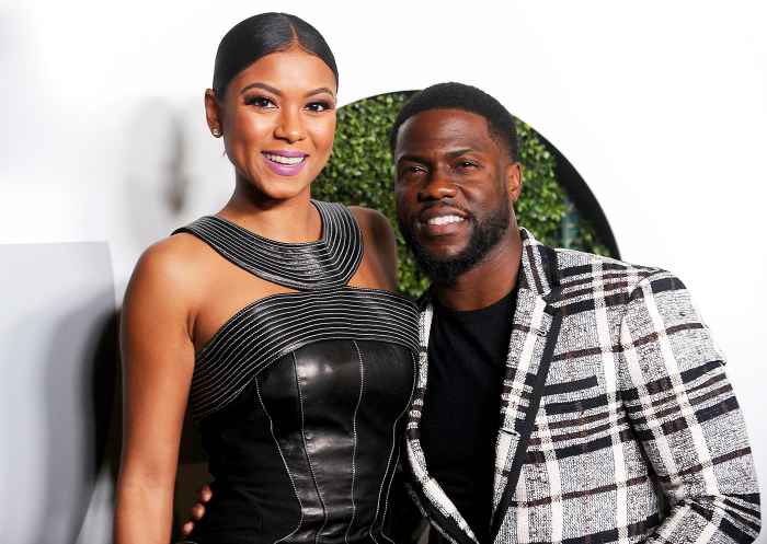 Kevin Hart and Eniko Parrish attend the GQ Men of the Year party at Chateau Marmont on December 8, 2016 in Los Angeles, California.