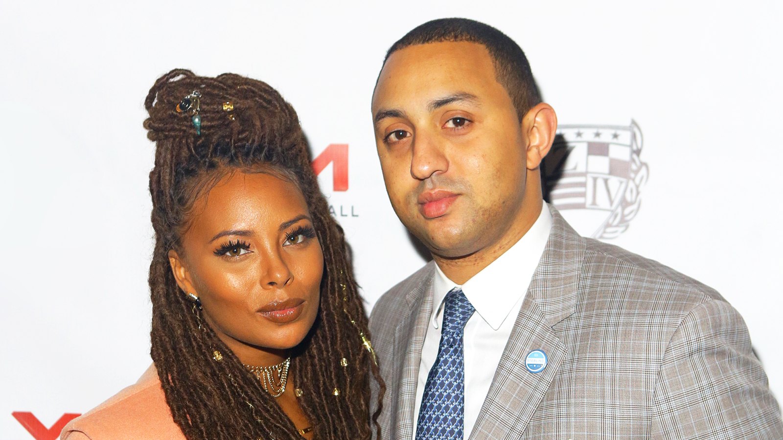 Eva Marcille and Michael Sterling attend the 9th Annual Celebration 4 Cause at King Plow Arts Center on December 22, 2016 in Atlanta, Georgia.