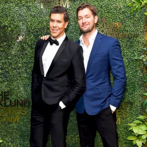 Fredrik Eklund and Derek Kaplan attend Eklund|Gomes 10 Year Anniversary Bash at The Garage on February 2, 2017 in New York City.
