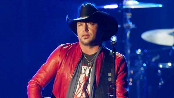 Jason Aldean performs during the 52nd Academy of Country Music Awards at T-Mobile Arena on April 2, 2017 in Las Vegas, Nevada.