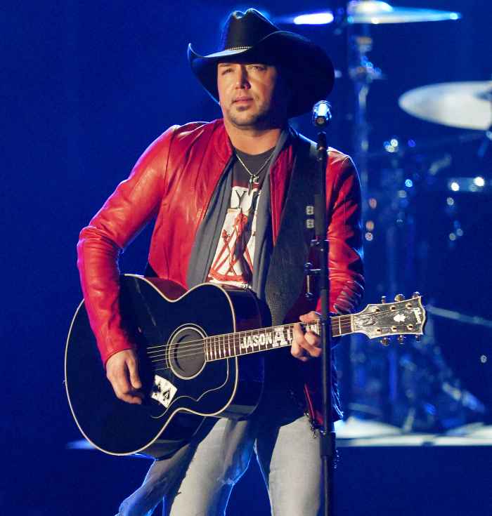 Jason Aldean performs during the 52nd Academy of Country Music Awards at T-Mobile Arena on April 2, 2017 in Las Vegas, Nevada.