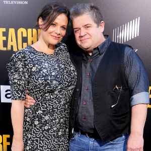 Patton Oswalt and Meredith Salenger arrive at the premiere of AMC's "Preacher" Season 2 at The Theatre at Ace Hotel on June 20, 2017 in Los Angeles, California.