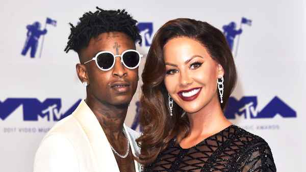 21 Savage and Amber Rose attend the 2017 MTV Video Music Awards at The Forum in Inglewood, California.