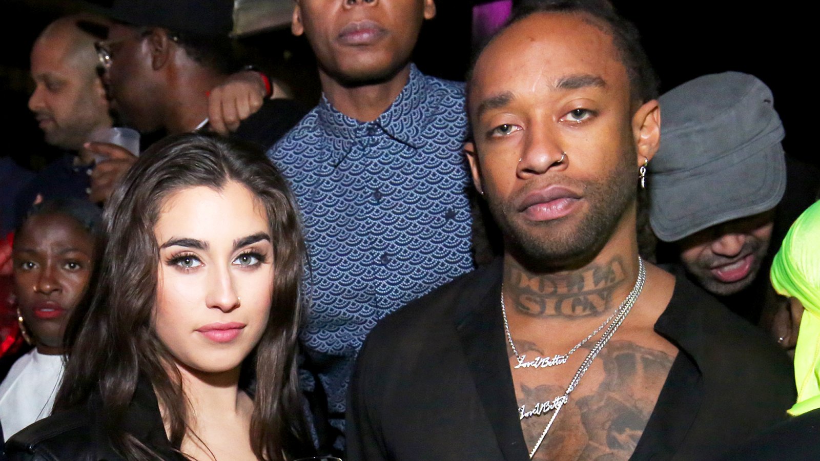 Lauren Jauregui and Ty Dolla Sign attend the official SS18 FENTY PUMA afterparty at Magic Hour Rooftop Bar & Lounge on September 10, 2017 in New York City.