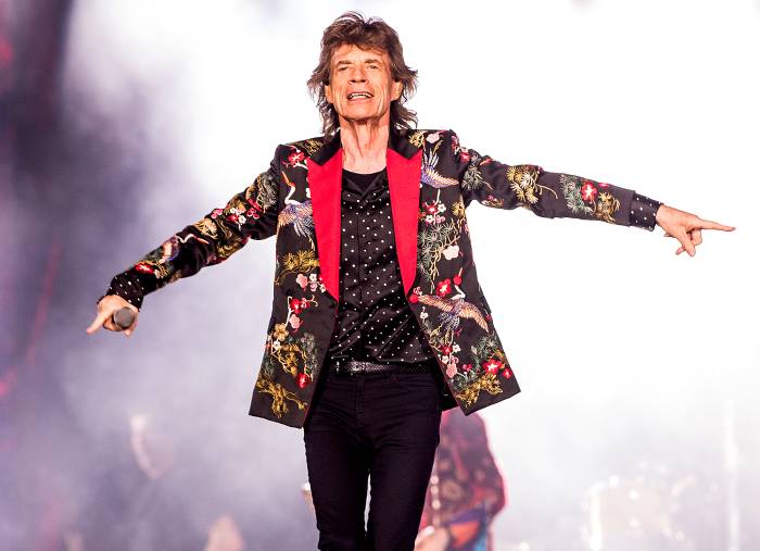 Mick Jagger of The Rolling Stones performs live on stage at U Arena on October 19, 2017 in Nanterre, France.