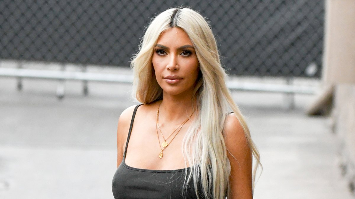 Kim Kardashian leaving ‘Jimmy Kimmel Live’ on November 2, 2017.