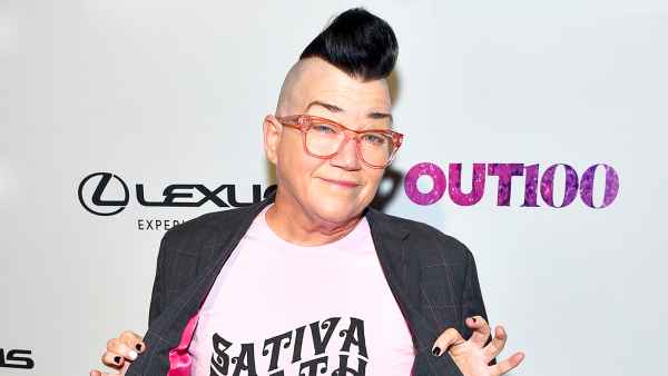 Lea DeLaria attends OUT Magazine #OUT100 Event presented by Lexus at the the Altman Building on November 9, 2017 in New York City.