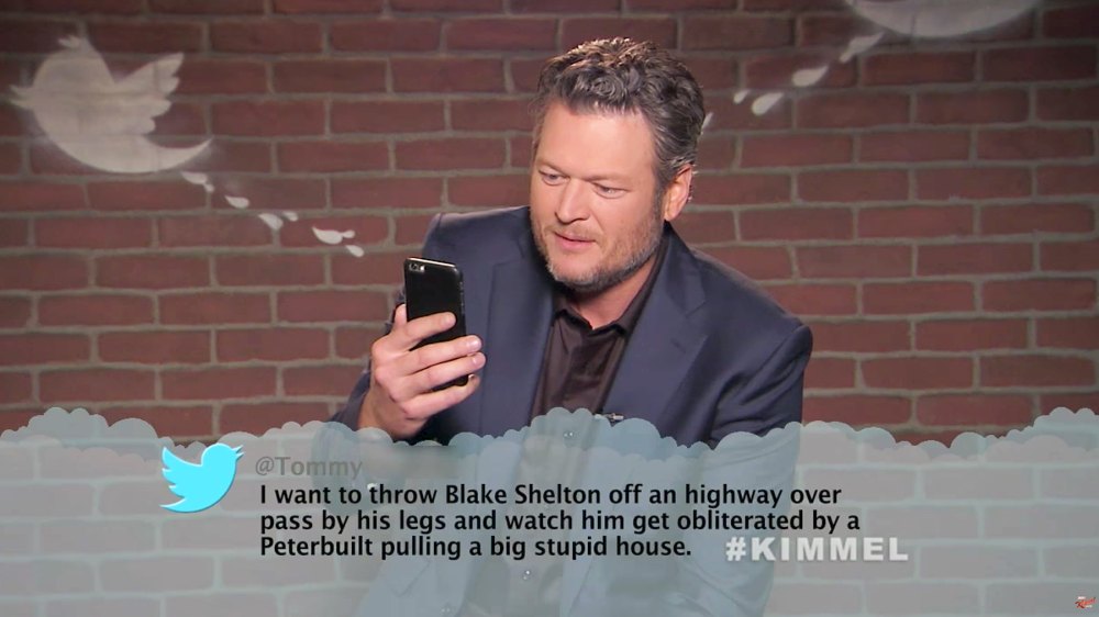 Blake Shelton Mean Tweets