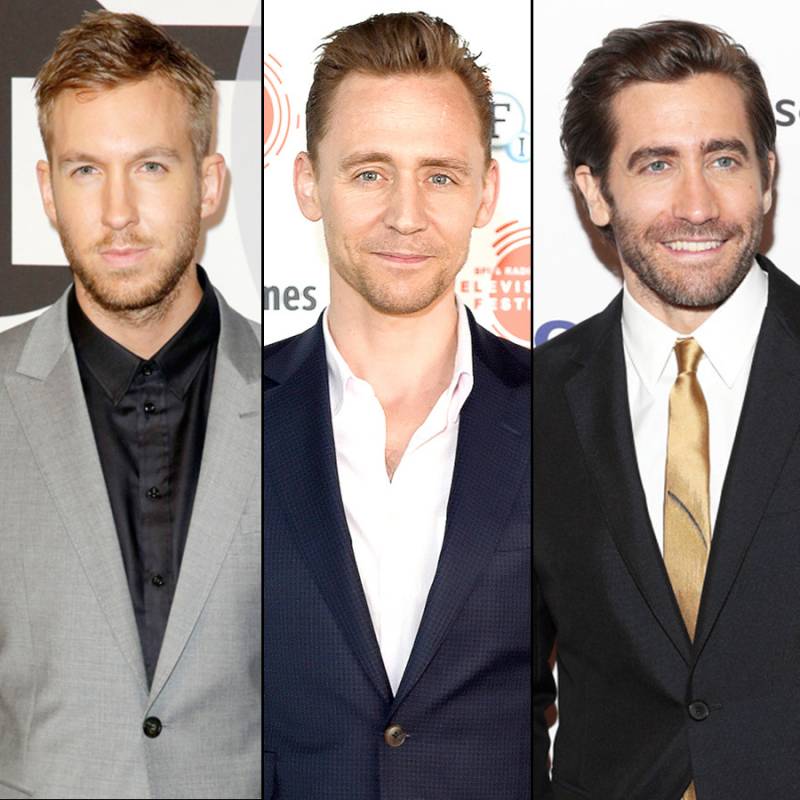 Calvin Harris, Tom-Hiddleston and Jake Gyllenhaal