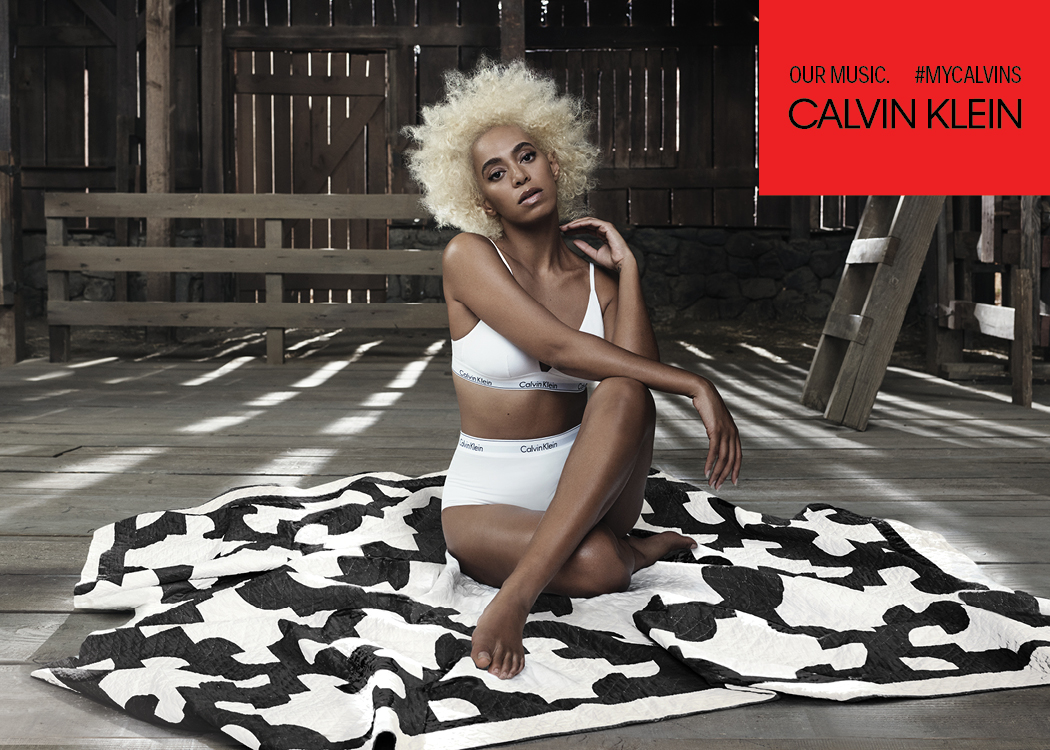 Solange Knowles Models Calvin Klein Underwear in New Campaign Pics