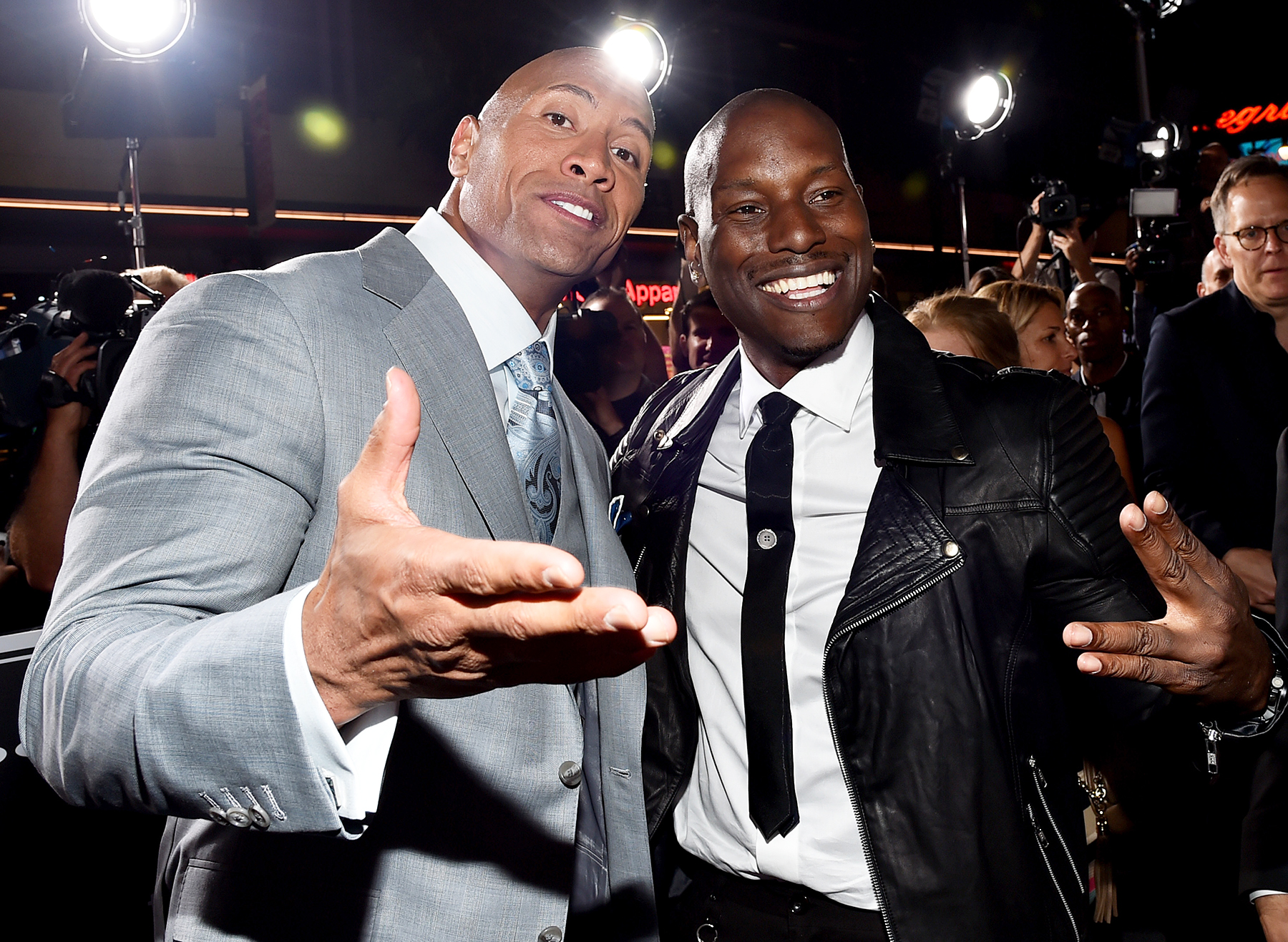 Dwayne 'The Rock' Johnson Tyrese Gibson