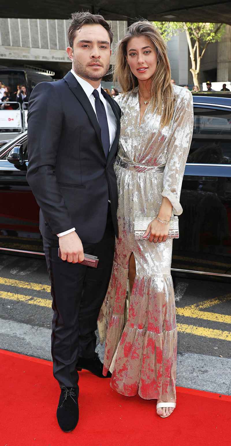 Ed Westwick and Jessica Serfaty