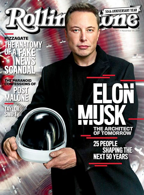 Elon Musk Rolling Stone Cover