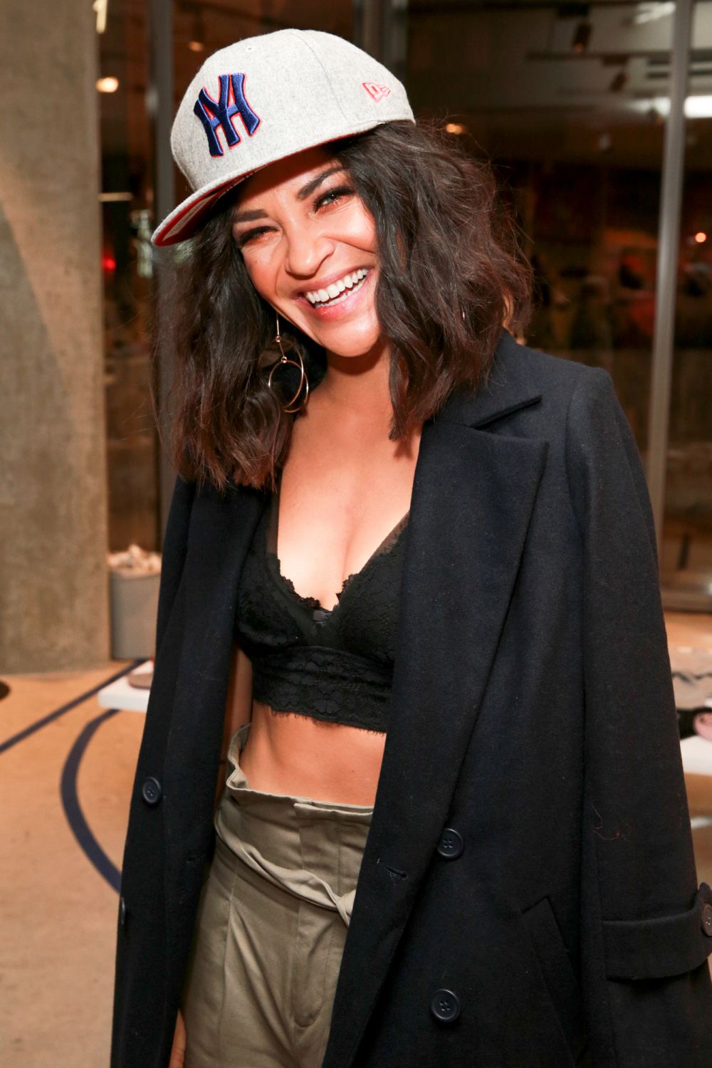 Jessica Szohr attends the New Era x Fred Segal Pop-Up Launch Event in West Hollywood, California.