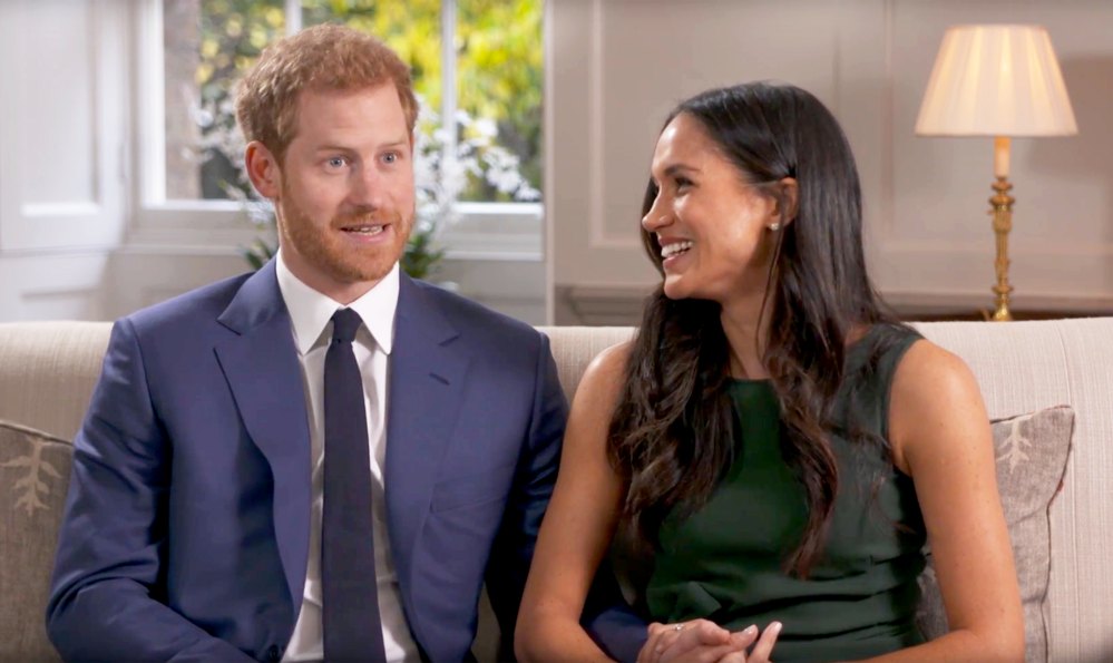 Prince Harry and Meghan Markle during BBC News interview