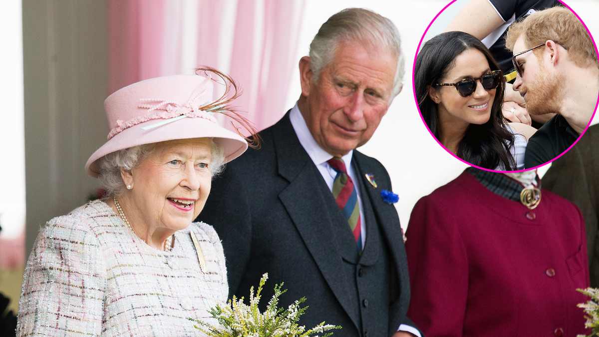 Queen Elizabeth Prince Charles Meghan Markle Prince Harry