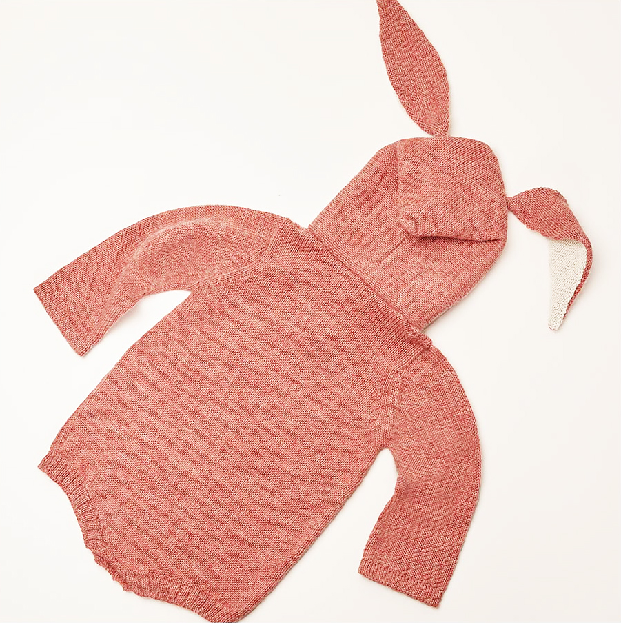 Reformation Oeuf Bunny Hooded Onesie
