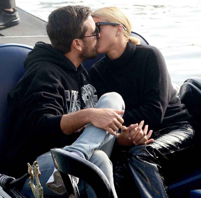 Scott Disick Sofia Richie kissing Venice