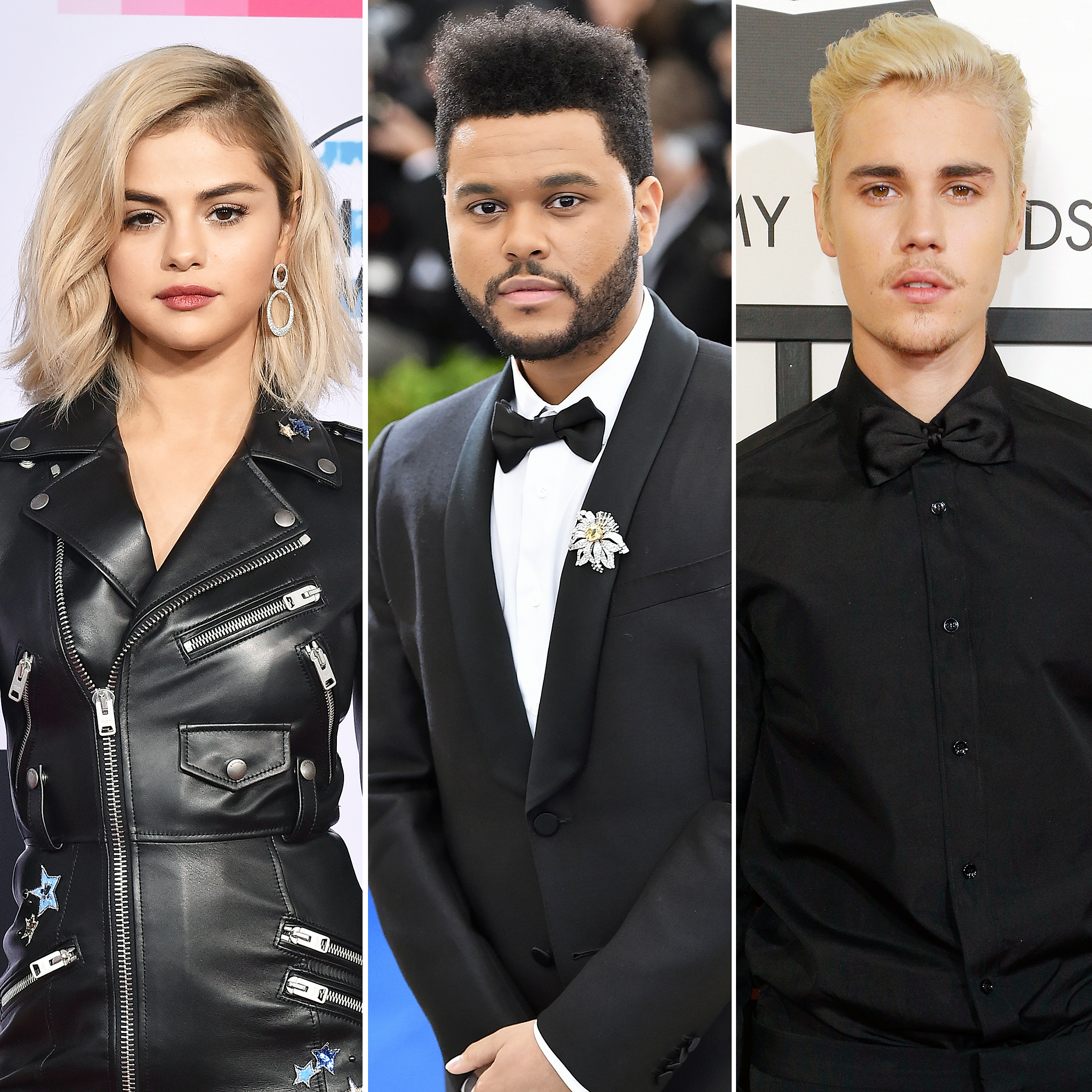 Selena Gomez The Weeknd Justin Bieber