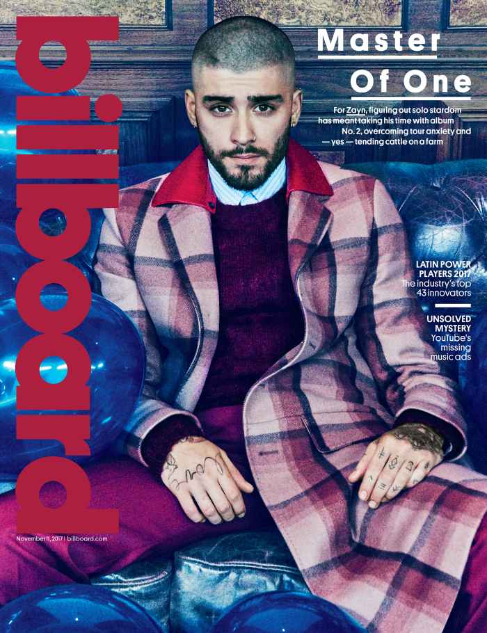 Zayn Malik Billboard cover