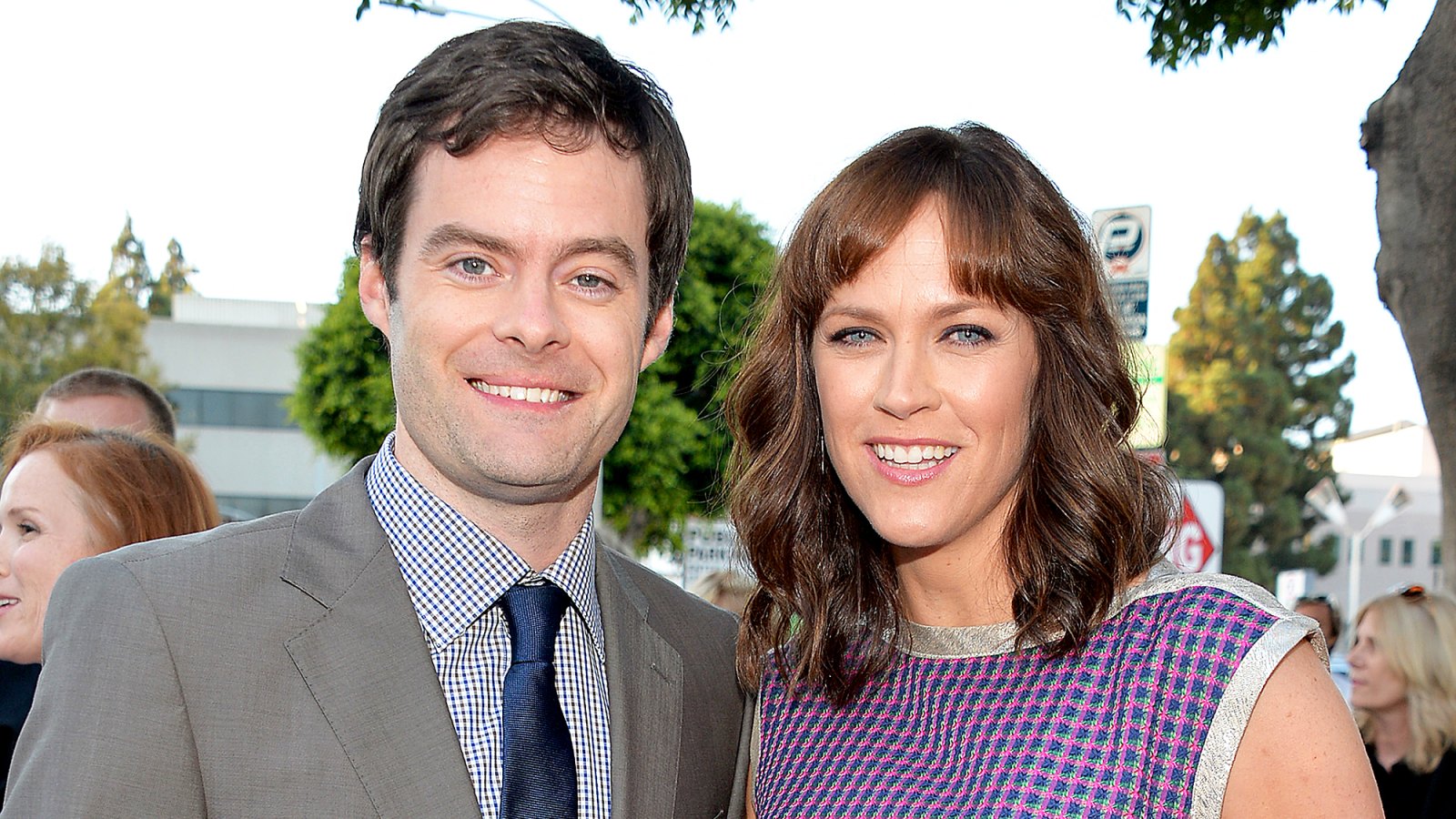 Bill Hader and Maggie Carey attend the premiere of CBS Films' "The To Do List" on July 23, 2013 in Westwood, California.