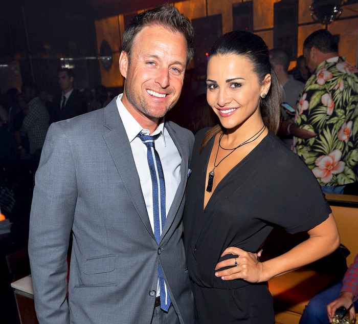 Chris Harrison and Andi Dorfman attend the pre-party for the 2014 Billboard Music Awards at Hyde Bellagio in Las Vegas, Nevada.