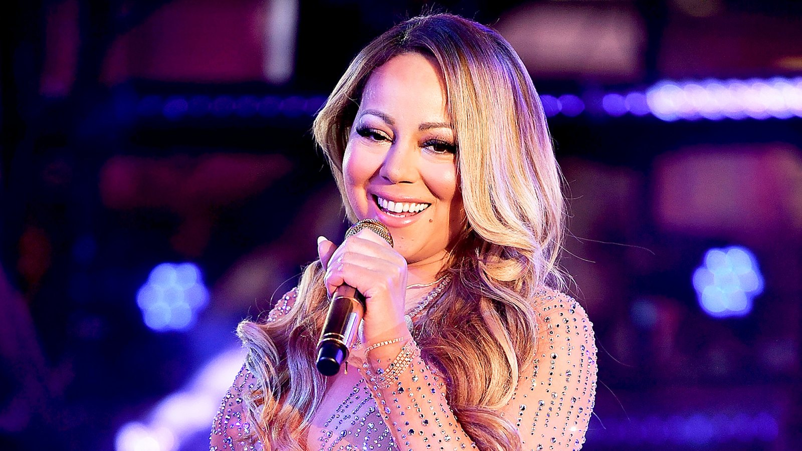 Mariah Carey performs during New Year's Eve 2017 in Times Square on December 31, 2016 in New York City.