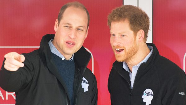 Prince William and Prince Harry officially start the 2017 Virgin Money London Marathon elite men's and mass race on April 23, 2017 in London, England.